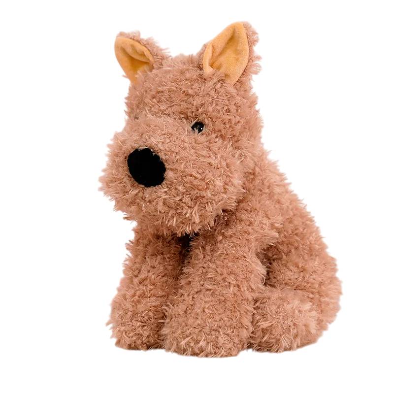 Descobre o peluche do West Highland Terrier, disponível em branco e castanho! Suave, adorável e perfeito para crianças a partir dos 3 anos. Envio rápido e certificado CE.