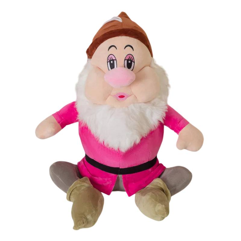 Encanta-te com o Peluche Dengoso, o anão mais tímido e adorável de Branca de Neve. Suave, expressivo e perfeito para crianças e fãs da magia Disney!