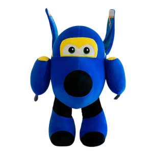 Conhece o peluche Jerome Super Wings de 30cm – divertido, macio e perfeito para fãs da série do Canal Panda. Ideal para crianças que adoram aviões e ação!