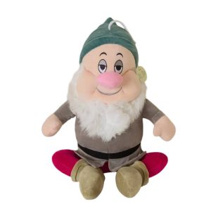 Descobre o Peluche Soneca, o anão mais tranquilo de Branca de Neve. Suave, expressivo e ideal para crianças, fãs da Disney e momentos de descanso.