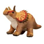 Traz o mundo jurássico para casa com o Peluche Triceratops 40cm! Macio, seguro e certificado CE, ideal para crianças e colecionadores de dinossauros.