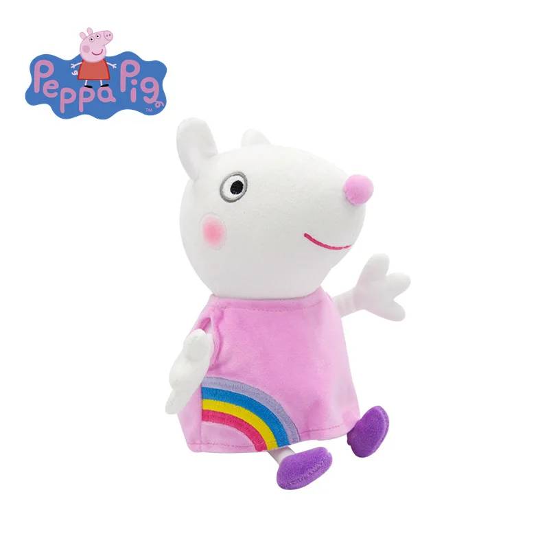 Peluche Ovelha Olga - Porquinha Peppa 28cm - 1 Descubra o peluche Ovelha Olga de 28cm da Porquinha Peppa. Suave, divertido e ideal para crianças que adoram a série. Um presente encantador e cheio de ternura.