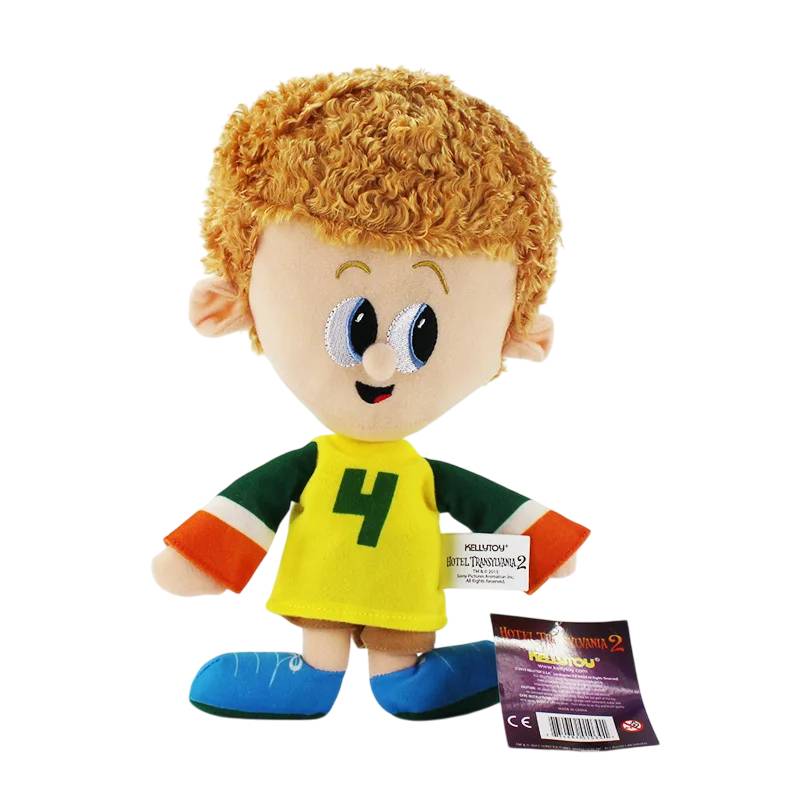 Descubra o Peluche Dennis do Hotel Transylvania em versão 30cm. Um peluche infantil macio, certificado CE e ideal para crianças e colecionadores de filmes de aventura e fantasia.