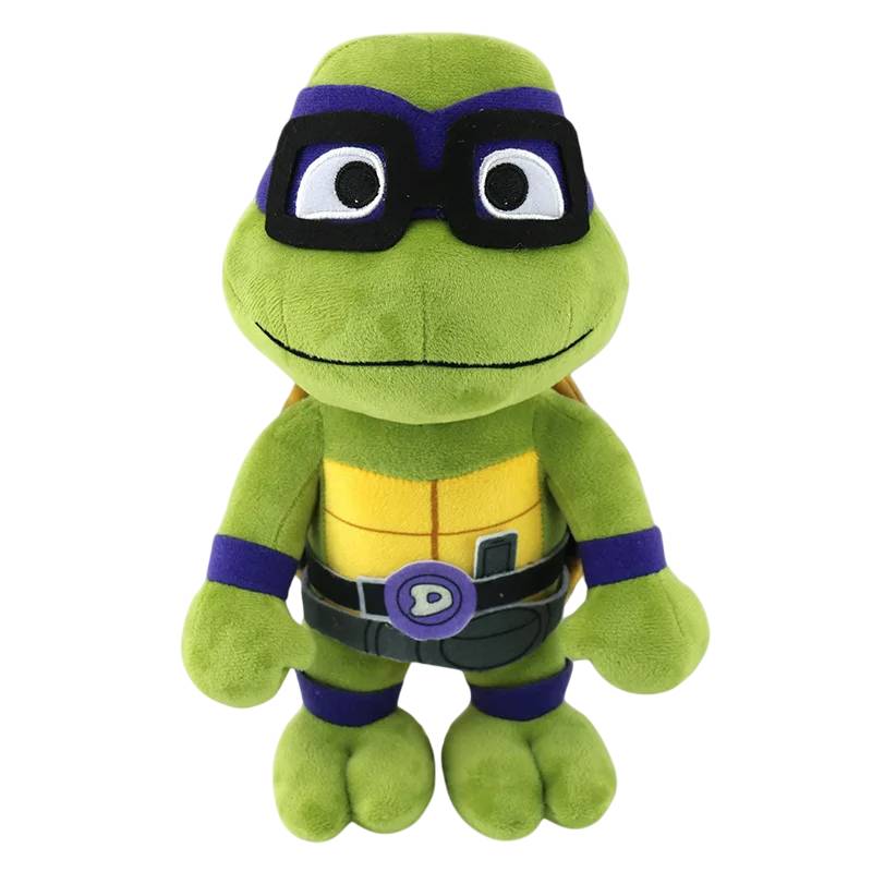 Descobre o Peluche Donatello – Tartarugas Ninja 22cm, um peluche infantil macio e certificado CE. Ideal para fãs dos filmes de aventura e fantasia ou para colecionadores das Tartarugas Ninja.