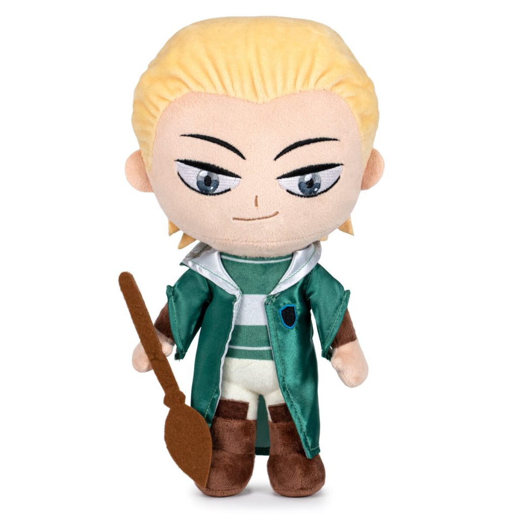 Descubra o Peluche Draco Malfoy Quidditch - Harry Potter 29cm