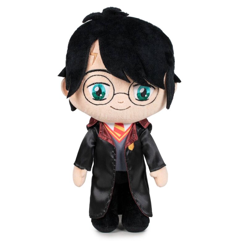 Descubra o Peluche Harry Potter 20cm, um peluche médio macio e certificado CE, perfeito para fãs de peluches de filmes de aventura e fantasia. Ideal como presente para amantes de Harry Potter!