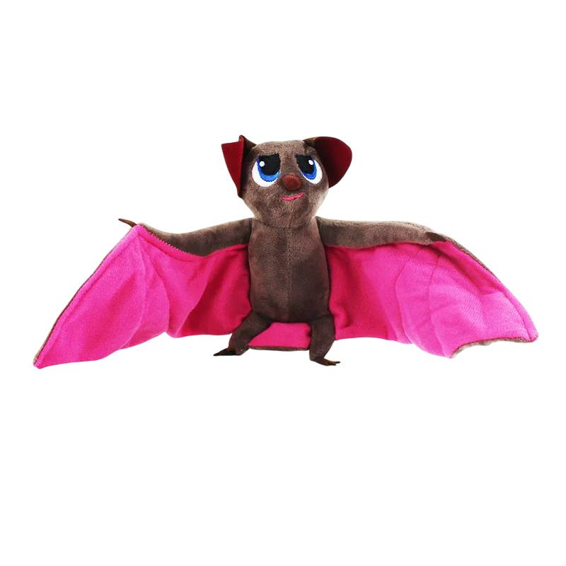 Descobre o Peluche Morcego Mavis 30cm do Hotel Transylvania! Um peluche macio, seguro e cheio de fantasia, perfeito para crianças e fãs da saga.