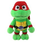 O Peluche Rafael – Tartarugas Ninja 22cm traz toda a energia e coragem do herói rebelde da equipa. Macio, seguro e cheio de detalhes, é ideal para crianças e fãs dos filmes de aventura e fantasia.