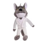 Descubra o Peluche Sr. Lobo - Os Mauzões 27cm, inspirado no líder astuto e corajoso do famoso gangue. Um peluche infantil macio e cheio de personalidade, ideal para pequenos fãs de filmes de aventura e fantasia.
