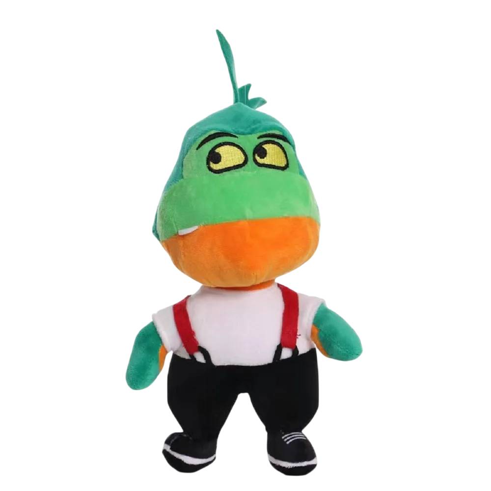 Descobre o Peluche Sr. Piranha dos Mauzões em 24cm — macio, expressivo e cheio de atitude. Ideal para crianças e fãs de filmes de aventura. Certificado CE e envio rápido.