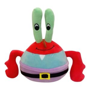 Descubra o Peluche Eugene Krabs 25cm, inspirado na série SpongeBob SquarePants. Macio, seguro e perfeito para fãs da Nickelodeon. Envio grátis em Portugal.