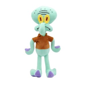 Conheça o Peluche Squidward Tentáculos 23cm, inspirado na série SpongeBob SquarePants. Macio, seguro e ideal para fãs da Nickelodeon. Envio rápido em Portugal.
