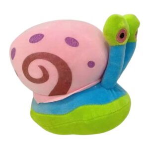 Descubra o Peluche Gary Caracol 20cm, inspirado na série SpongeBob SquarePants. Macio, seguro e ideal para fãs da Nickelodeon. Envio gratuito em Portugal.