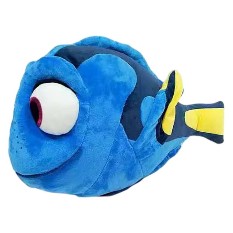 Descubra o Peluche Dóri Disney 45cm, macio e certificado CE. Inspirado em Finding Nemo e Finding Dory, ideal para oferecer a crianças e fãs Disney.