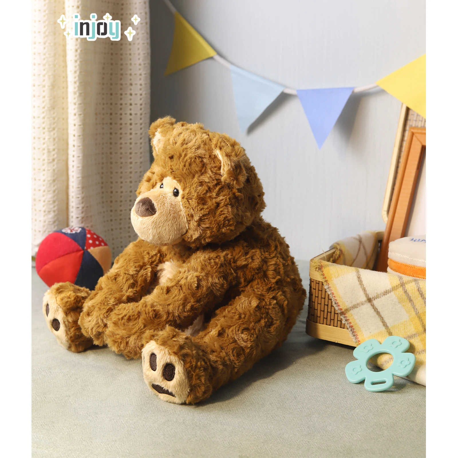 Peluche Urso 25cm - Peluche Infantil de Animal da Floresta Descubra o Peluche Urso 25cm, macio e certificado CE. Um peluche infantil perfeito para crianças +3 anos, ideal para brincar, oferecer ou decorar com ternura.