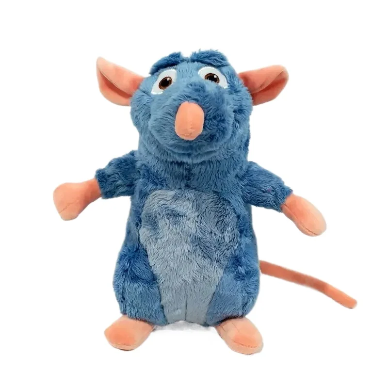 Descubra o Peluche Remy de Ratatui com 25cm. Um peluche infantil suave e certificado CE, ideal para fãs dos filmes Disney e para momentos de diversão e carinho.
