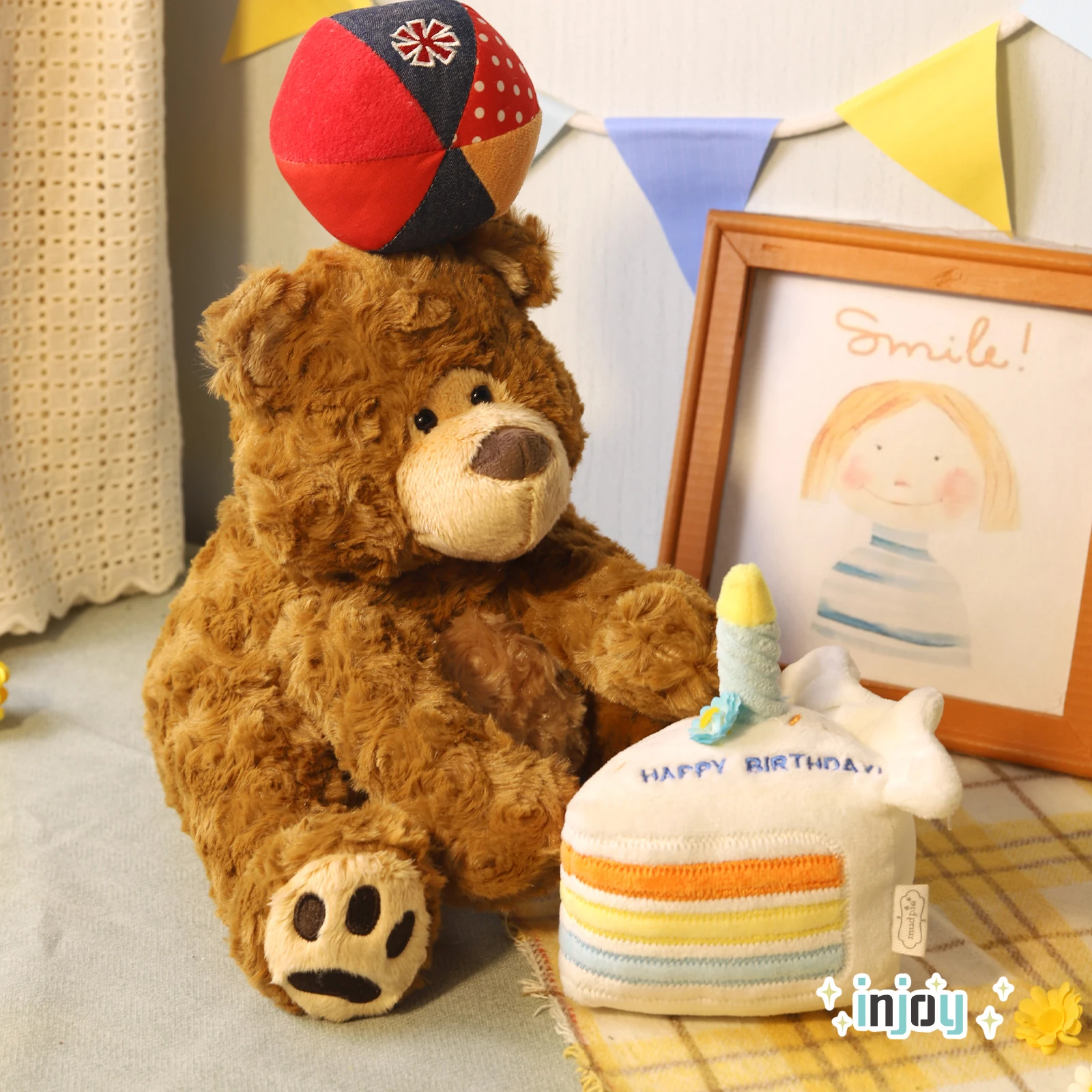 Peluche Urso 25cm - Peluche Infantil de Animal da Floresta Descubra o Peluche Urso 25cm, macio e certificado CE. Um peluche infantil perfeito para crianças +3 anos, ideal para brincar, oferecer ou decorar com ternura.
