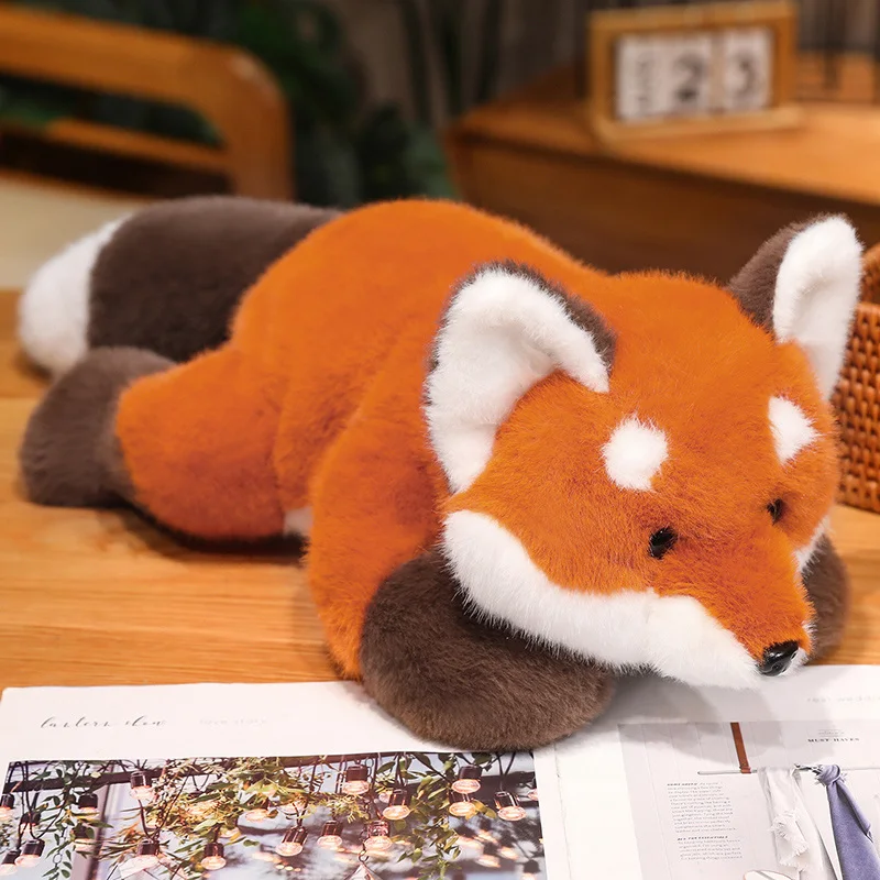 Peluche Raposa - Bonecos de Peluches de Animais da Floresta Descubra o Peluche Raposa, macio e certificado CE, disponível em vários tamanhos. Ideal para crianças +3 anos, perfeito para brincar, oferecer ou decorar com ternura.