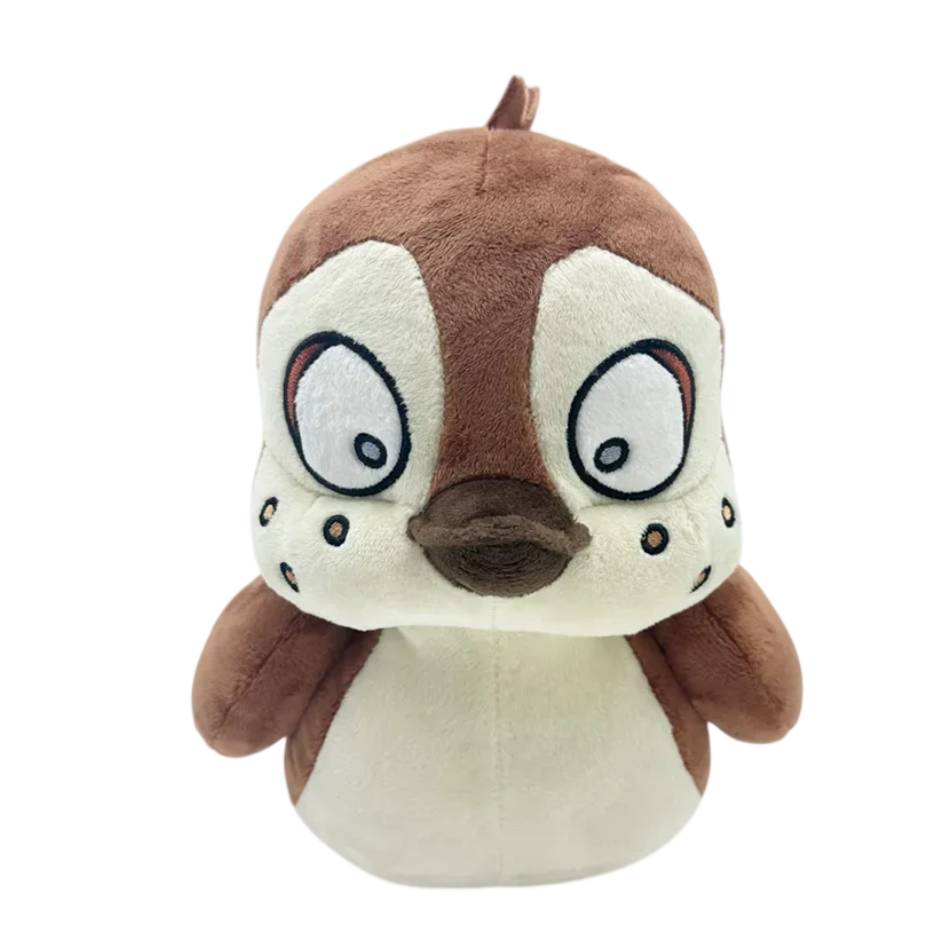 Compre o Peluche Gwen Mallard do filme Patos com 25cm. Um peluche infantil macio e divertido, ideal para fãs de filmes de aventura e animação.