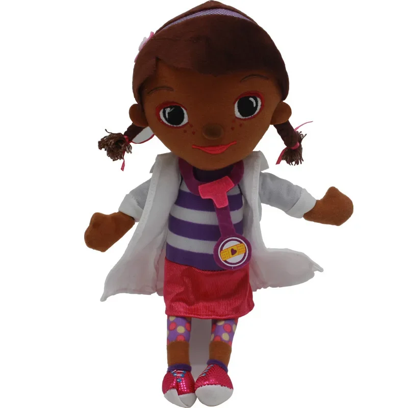 Peluche Doutora - Doutora Brinquedos 30cm - Bonecos de Peluche da Doutora Brinquedos Descubra o Peluche Doutora - Doutora Brinquedos 30cm, inspirado na adorada série Doc McStuffins. Um peluche infantil macio e perfeito para fãs da Disney Junior.