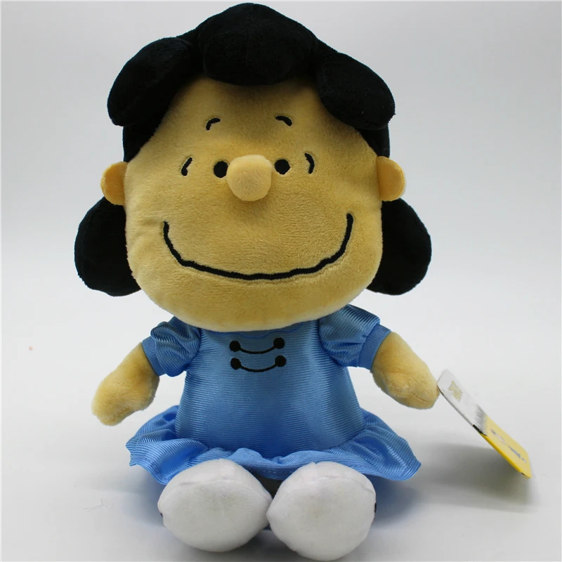 Peluche Lucy - O Mundo de Snoopy 28cm - Bonecos de Peluche de Peanuts Descubra o Peluche Lucy - O Mundo de Snoopy 28cm. Um peluche infantil macio e divertido inspirado no universo Peanuts e na icónica Lucy van Pelt.
