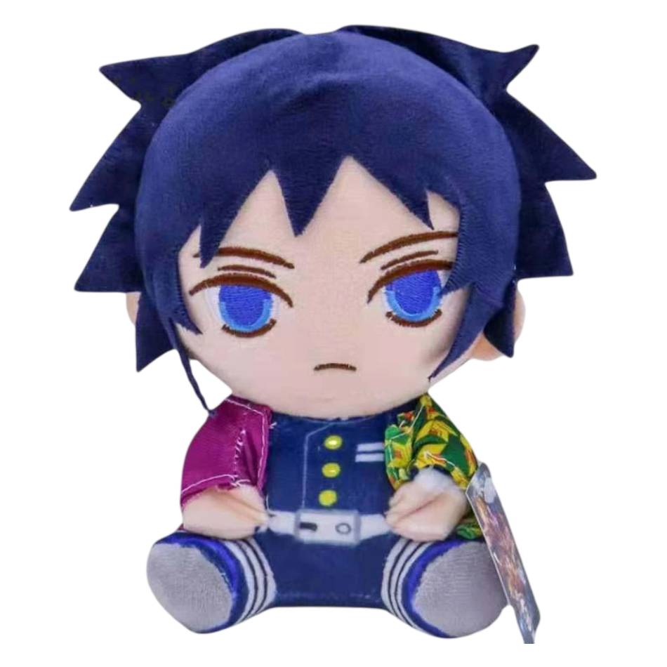 Compre o Peluche Giyu Tomioka 20cm de Demon Slayer. Um peluche macio e detalhado, ideal para fãs de anime, colecionadores e crianças. Certificação CE.
