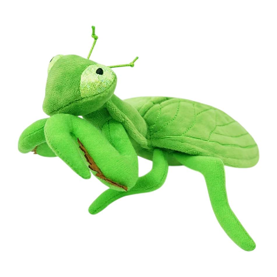 Descobre o Peluche Louva-a-deus 20cm, um peluche infantil macio e original inspirado nos insetos da floresta. Com Certificado CE, é ideal para crianças a partir dos 3 anos.