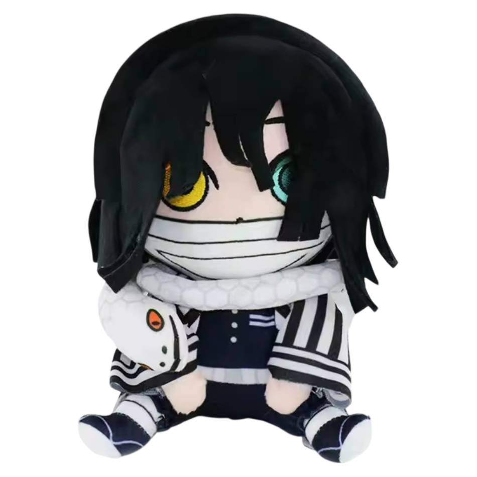 Compre o Peluche Obanai Iguro 20cm de Demon Slayer. Um peluche macio e detalhado, perfeito para fãs de anime, colecionadores e crianças. Certificação CE.