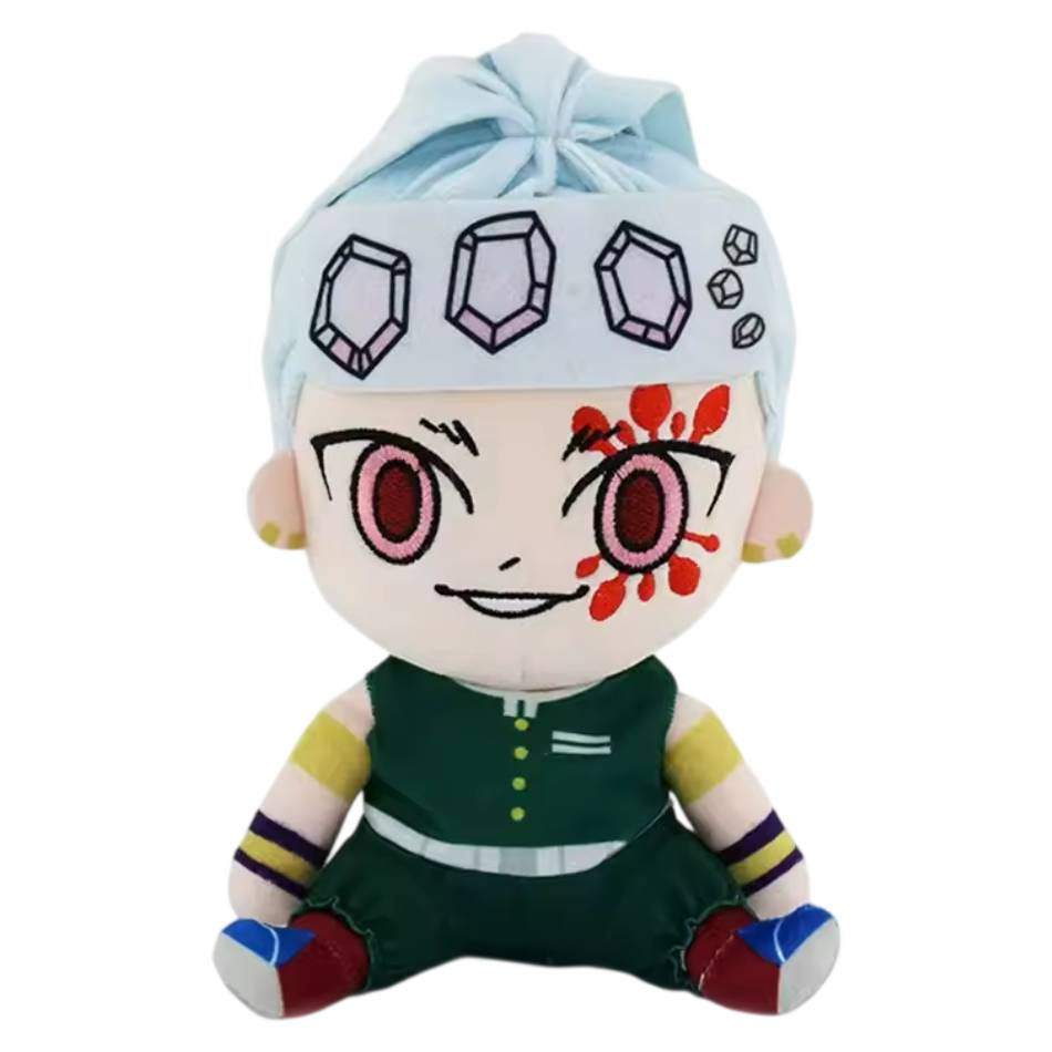 Compre o Peluche Tengen Uzui 20cm de Demon Slayer. Um peluche macio e detalhado, ideal para fãs de anime, colecionadores e crianças. Certificação CE.