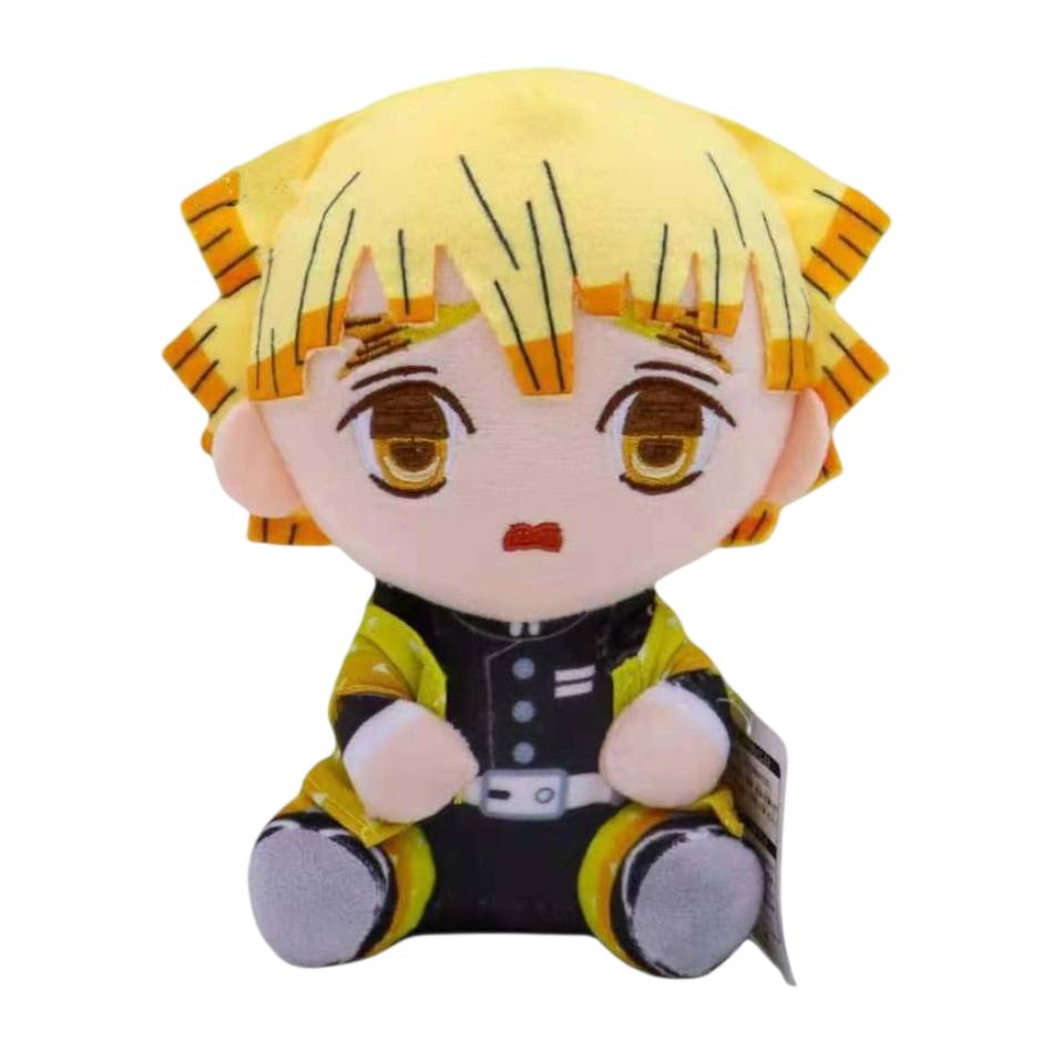 Compre o Peluche Zenitsu Agatsuma 20cm de Demon Slayer. Um peluche macio e detalhado, ideal para fãs de anime, colecionadores e crianças. Certificação CE.