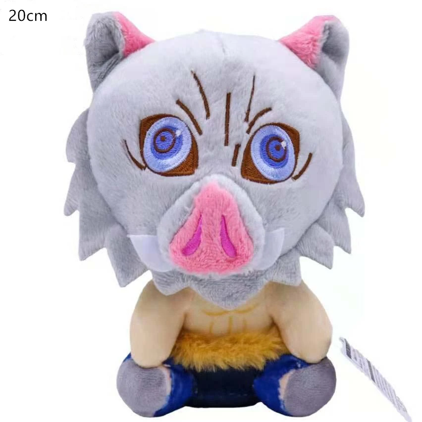 Peluche Inosuke Hashibira - Demon Slayer 20cm - Bonecos de Peluche do Demon Slayer Compre o Peluche Inosuke Hashibira 20cm de Demon Slayer. Um peluche macio e detalhado, perfeito para fãs de anime, colecionadores e crianças. Certificação CE.