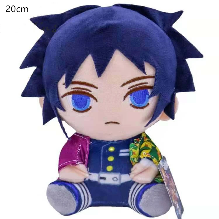 Peluche Giyu Tomioka - Demon Slayer 20cm - Bonecos de Peluche do Demon Slayer Compre o Peluche Giyu Tomioka 20cm de Demon Slayer. Um peluche macio e detalhado, ideal para fãs de anime, colecionadores e crianças. Certificação CE.
