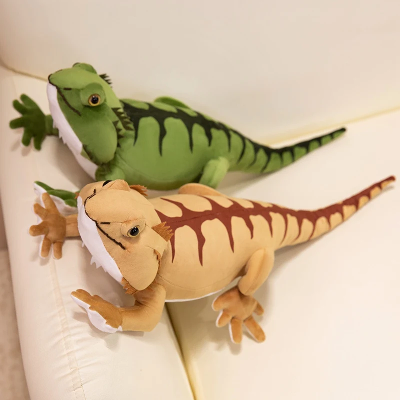 Peluche Dragão Barbudo - Bonecos de Peluches de Animais Exóticos Descubra o Peluche Dragão Barbudo disponível em 42 cm e 54 cm. Um peluche macio, original e realista, ideal para fãs de répteis, animais exóticos e aventuras no deserto.
