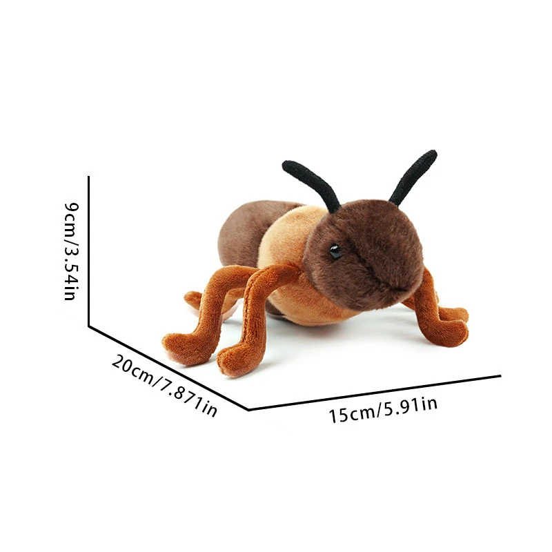 Peluche Formiga 20cm | Peluche Infantil de Inseto Descobre o Peluche Formiga 20cm, um peluche infantil macio e original inspirado nos insetos da floresta. Com Certificado CE, é perfeito para crianças a partir dos 3 anos.