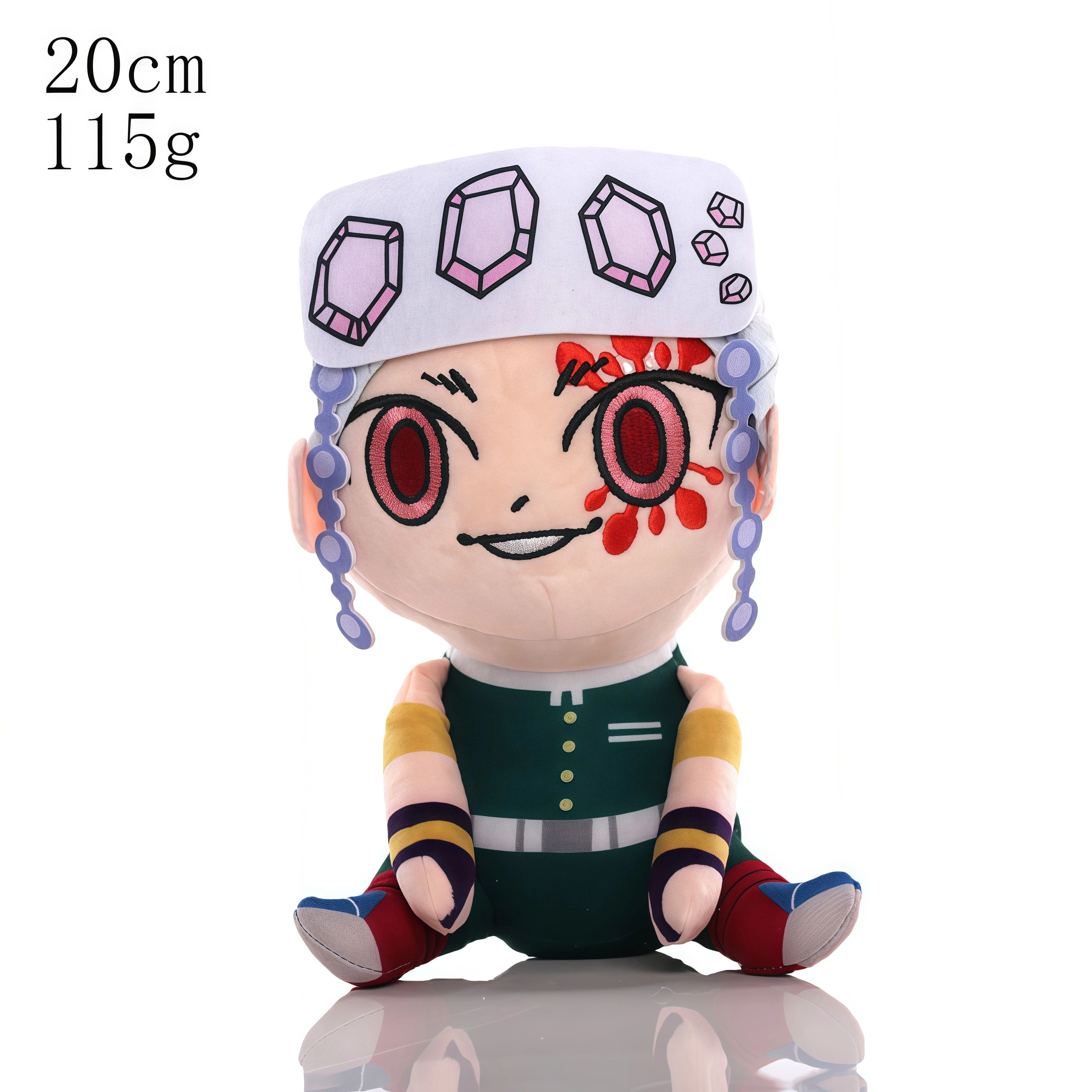 Peluche Tengen Uzui - Demon Slayer 20cm Compre o Peluche Tengen Uzui 20cm de Demon Slayer. Um peluche macio e detalhado, ideal para fãs de anime, colecionadores e crianças. Certificação CE.