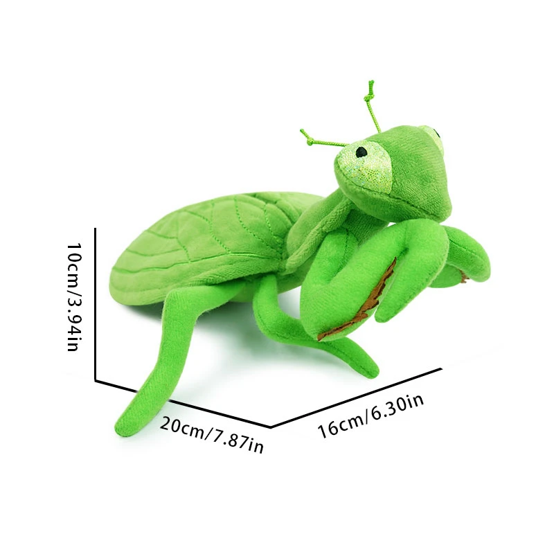 Peluche Louva-a-deus 20cm - Bonecos de Peluches de Insectos da Floresta Descobre o Peluche Louva-a-deus 20cm, um peluche infantil macio e original inspirado nos insetos da floresta. Com Certificado CE, é ideal para crianças a partir dos 3 anos.