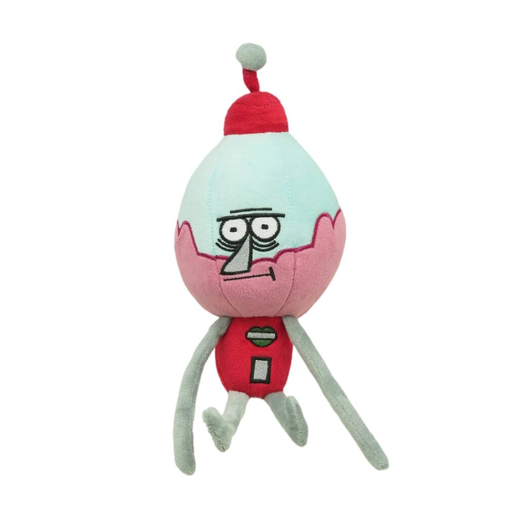 Compra o Peluche Benson de Regular Show com 25cm. Um peluche macio, certificado CE e ideal para fãs da Cartoon Network, colecionadores e crianças +3 anos.