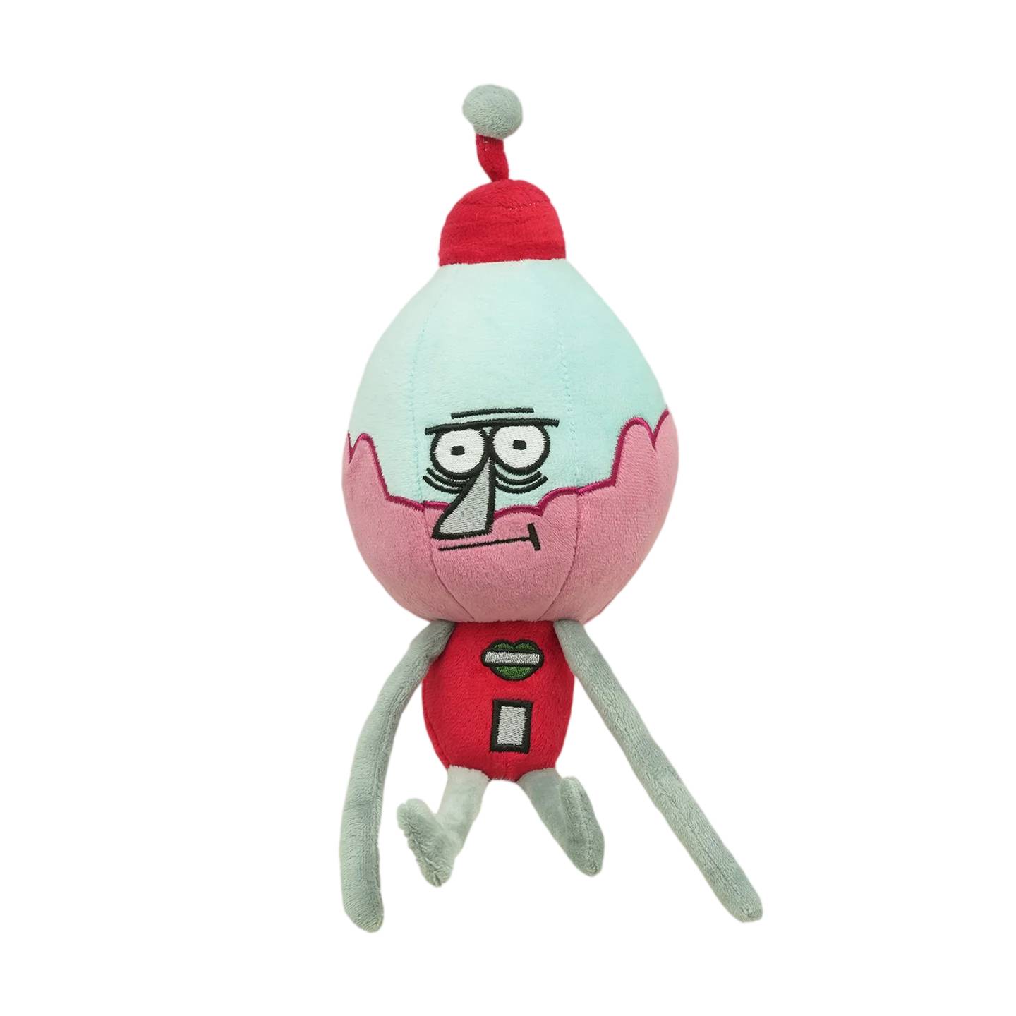 Peluche Benson - Regular Show 25cm Compra o Peluche Benson de Regular Show com 25cm. Um peluche macio, certificado CE e ideal para fãs da Cartoon Network, colecionadores e crianças +3 anos.