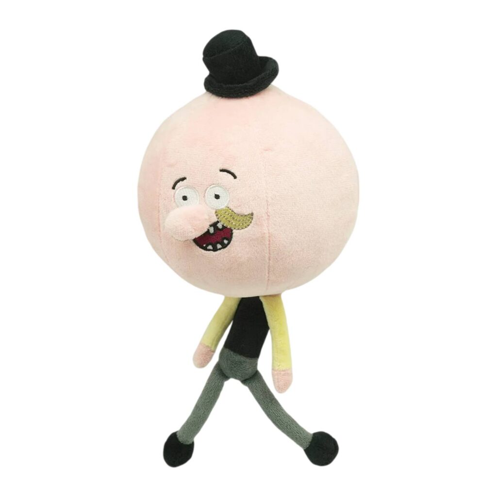 Compra o Peluche Pops de Regular Show com 30cm. Um peluche macio, certificado CE e ideal para fãs da Cartoon Network, colecionadores e crianças +3 anos.