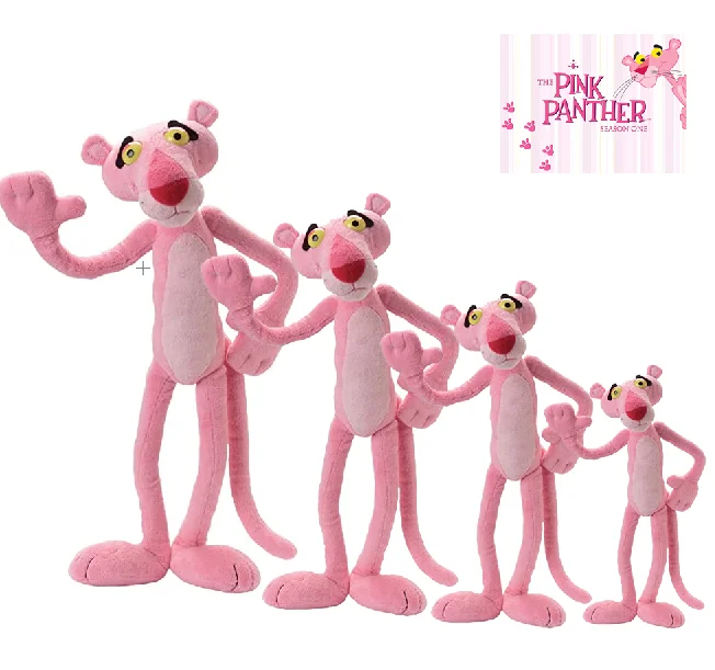 Peluche Pantera Cor de Rosa 30cm e 50cm Descubra o Peluche Pantera Cor de Rosa disponível em 30 cm e 50 cm. Macio, com Certificado CE e perfeito para fãs da icónica série de animação. Ideal para oferecer ou colecionar.