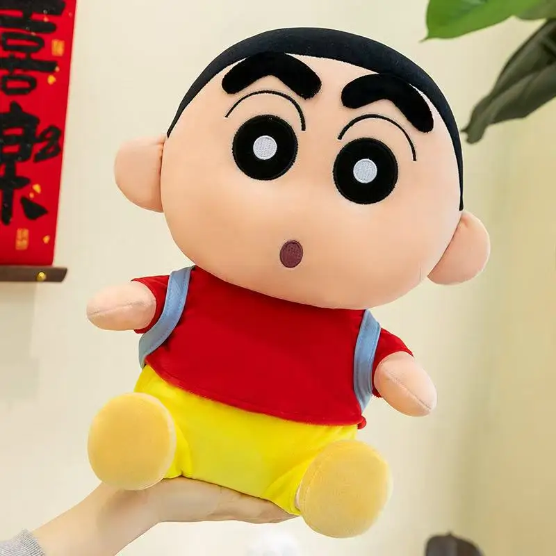 Peluche Shin Chan - Peluche Infantil de Anime 22, 30 e 40 cm Descubra o Peluche Shin Chan disponível em 22, 30 e 40 cm. Um peluche infantil macio, com Certificação CE, perfeito para fãs de anime e para oferecer em qualquer ocasião.