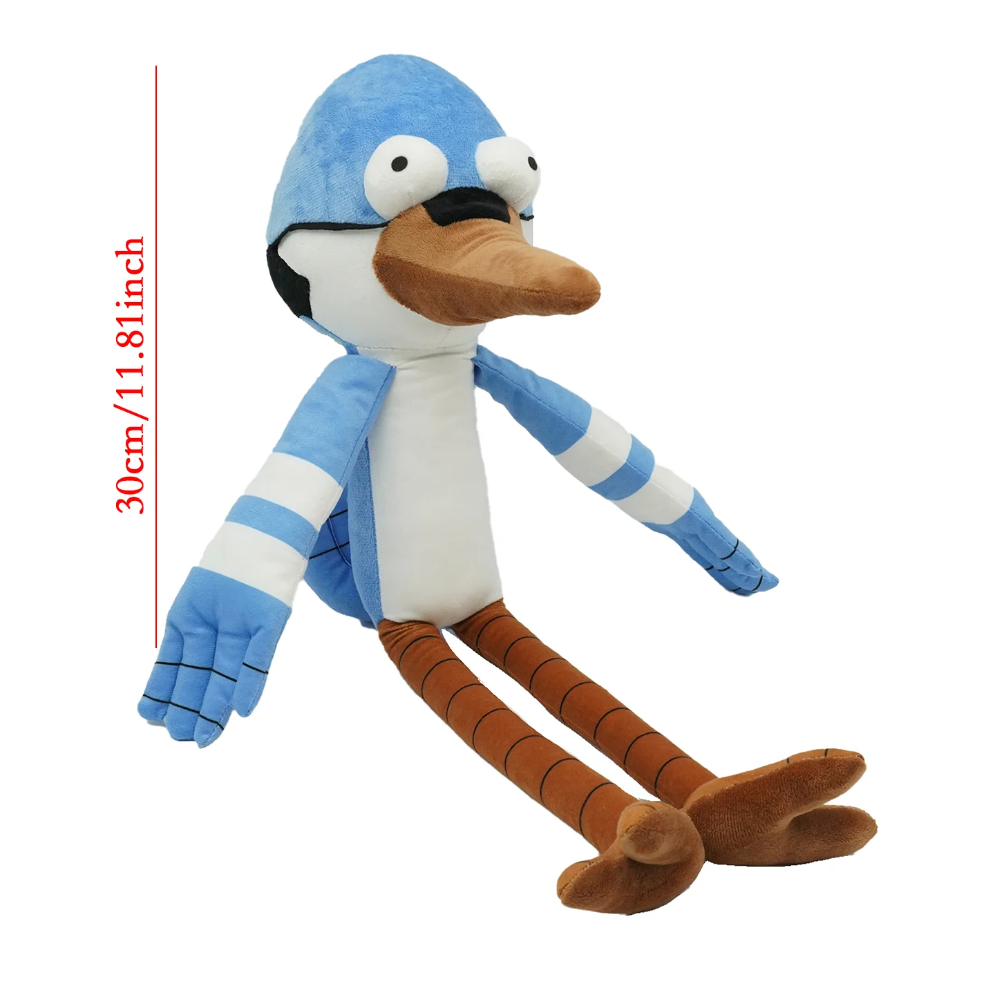 Peluche Mordecai - Regular Show 30cm - Peluches Cartoon Network Compra o Peluche Mordecai de Regular Show com 30cm. Um peluche macio, certificado CE e ideal para fãs da Cartoon Network, colecionadores e crianças +3 anos.
