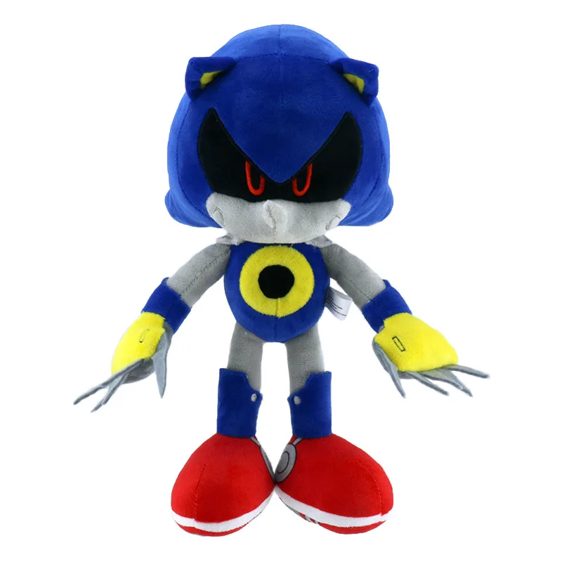 Descubra o Peluche Metal Sonic - Sonic 30cm. Macio, detalhado e certificado CE, é o presente perfeito para fãs de Sonic, videojogos e aventuras. Ideal para crianças e colecionadores.