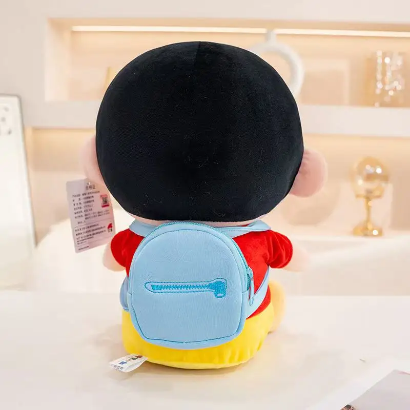 Peluche Shin Chan - Peluche Infantil de Anime 22, 30 e 40 cm Descubra o Peluche Shin Chan disponível em 22, 30 e 40 cm. Um peluche infantil macio, com Certificação CE, perfeito para fãs de anime e para oferecer em qualquer ocasião.