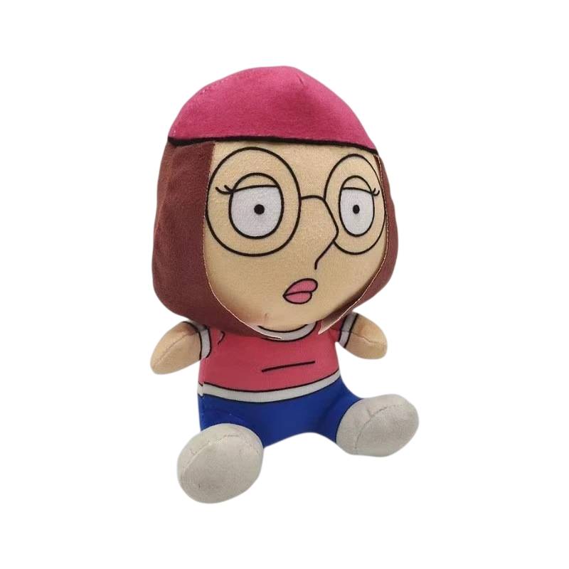 Peluche Meg Griffin de Family Guy com 20cm. Uma versão macia e divertida da icónica personagem para fãs da série. Compra online na Plushie.