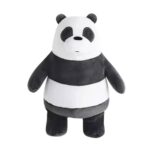 Compre o Peluche Panda de Nós, os Ursos. Peluche macio disponível em 20 cm e 24 cm, ideal para fãs de We Bare Bears e da Cartoon Network.