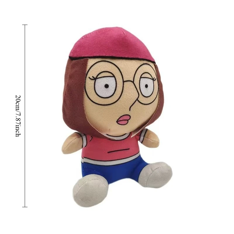 Peluche Meg Griffin - Family Guy 20cm - Bonecos de Peluche da Série Family Guy Peluche Meg Griffin de Family Guy com 20cm. Uma versão macia e divertida da icónica personagem para fãs da série. Compra online na Plushie.