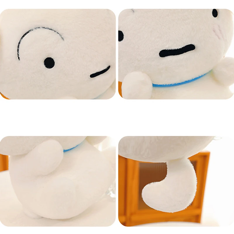 Peluche Floquito | Peluche Infantil do Shin Chan 30, 40 e 50 cm Compre o Peluche Floquito, o adorável cão de Shin Chan, disponível em 30, 40 e 50 cm. Um peluche infantil macio, com Certificação CE, ideal para fãs de anime e colecionadores.