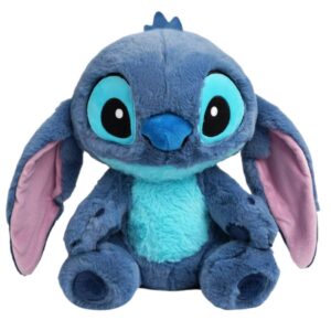 Peluche Stitch de Lilo & Stitch disponível em 30cm e 35cm. Macio, adorável e perfeito para abraçar, é ideal para crianças e fãs dos filmes Disney.